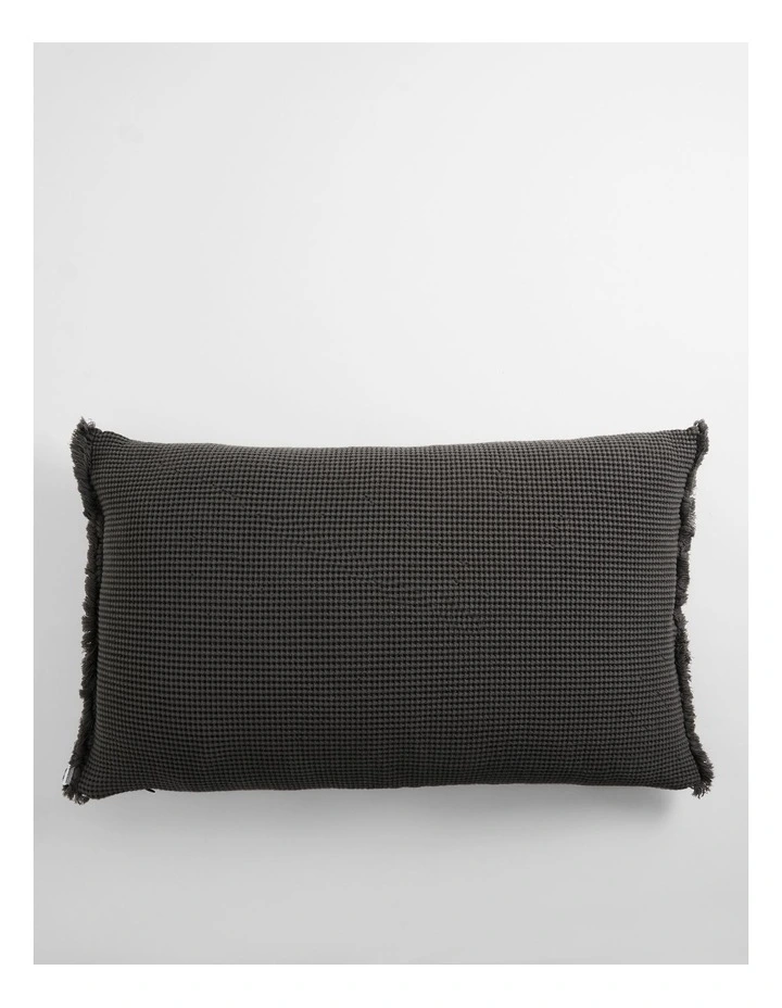 Taylor 40x60 Waffle Cushion in Charcoal image 4