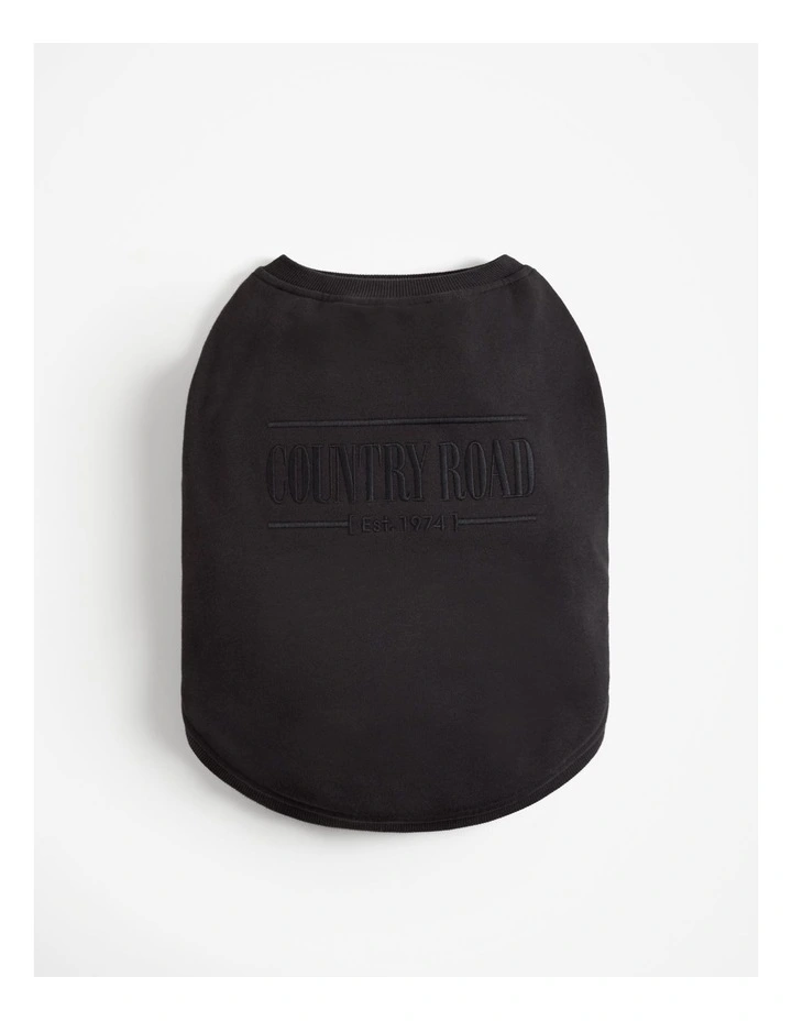 Enzo Australian Cotton Heritage Sweat in Black image 1