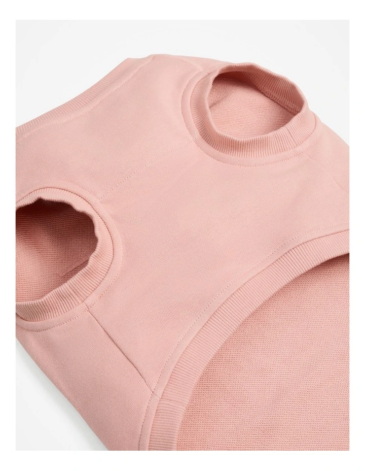 Enzo Australian Cotton Heritage Sweat in Rose image 2