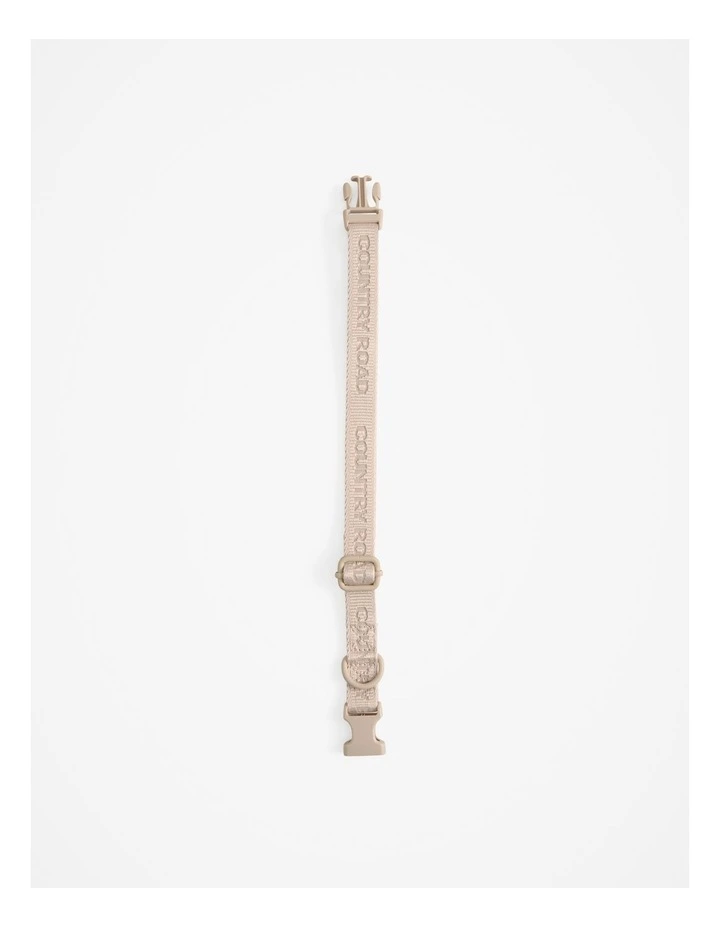 Recycled Polyester Blend Piper Collar in Natural image 2