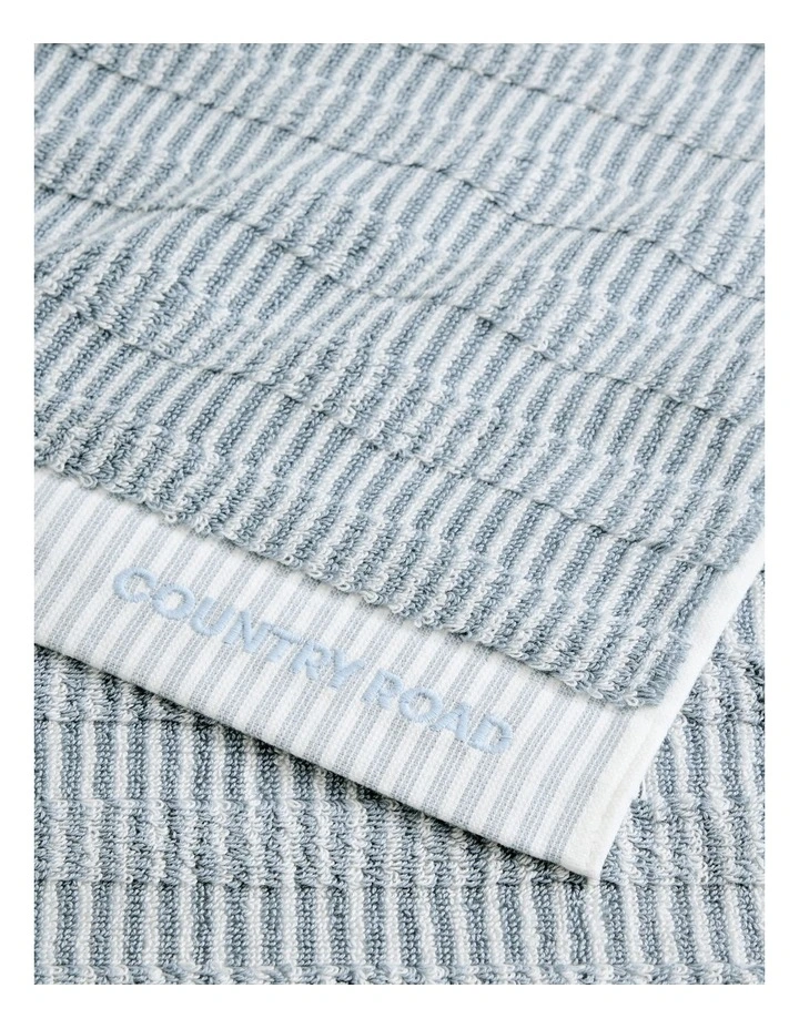 Country Road Pippa Australian Cotton Bath Sheet In Mineral Blue MYER