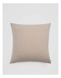 Brae Australian Cotton European Pillowcase in Natural