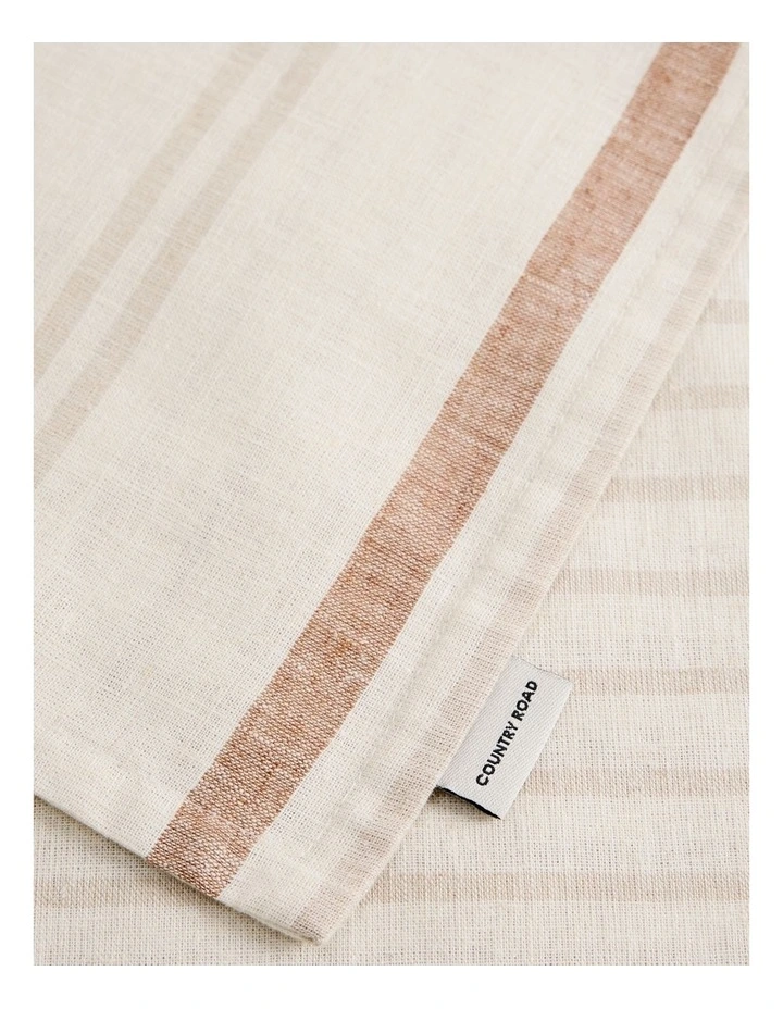 Country Road Caro Queen Quilt Cover In Natural MYER