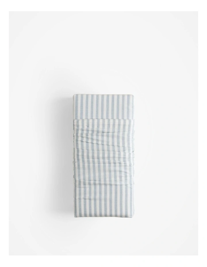 Country Road Brae Australian Cotton Stripe King Single Fitted Sheet In