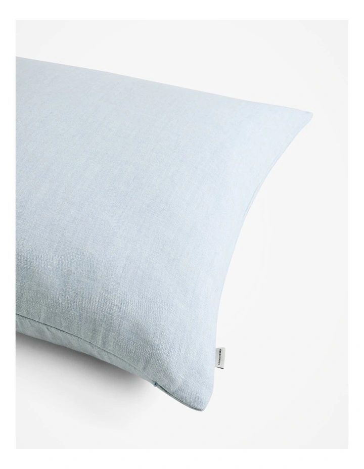 Cove Linen 60x60 Cushion in Mineral Blue image 2