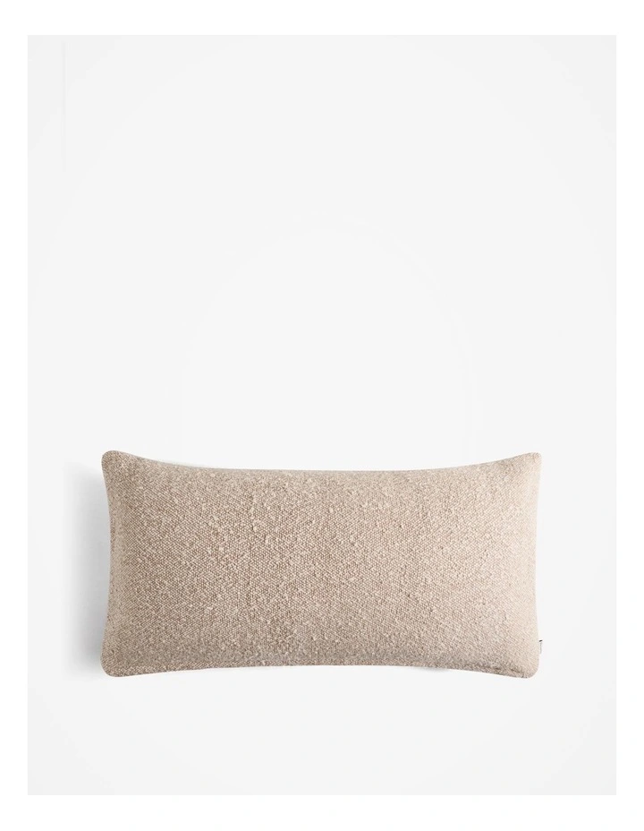 Marley Organically Grown Cotton Cushion 40x80 in Natural image 1
