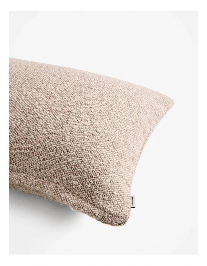 Marley Organically Grown Cotton Cushion 40x80 in Natural image 2
