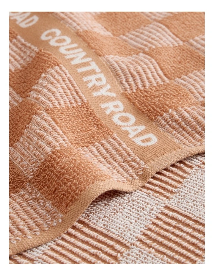 Erin Australian Cotton Tea Towel Pack of 2 in Faded Terracotta image 4