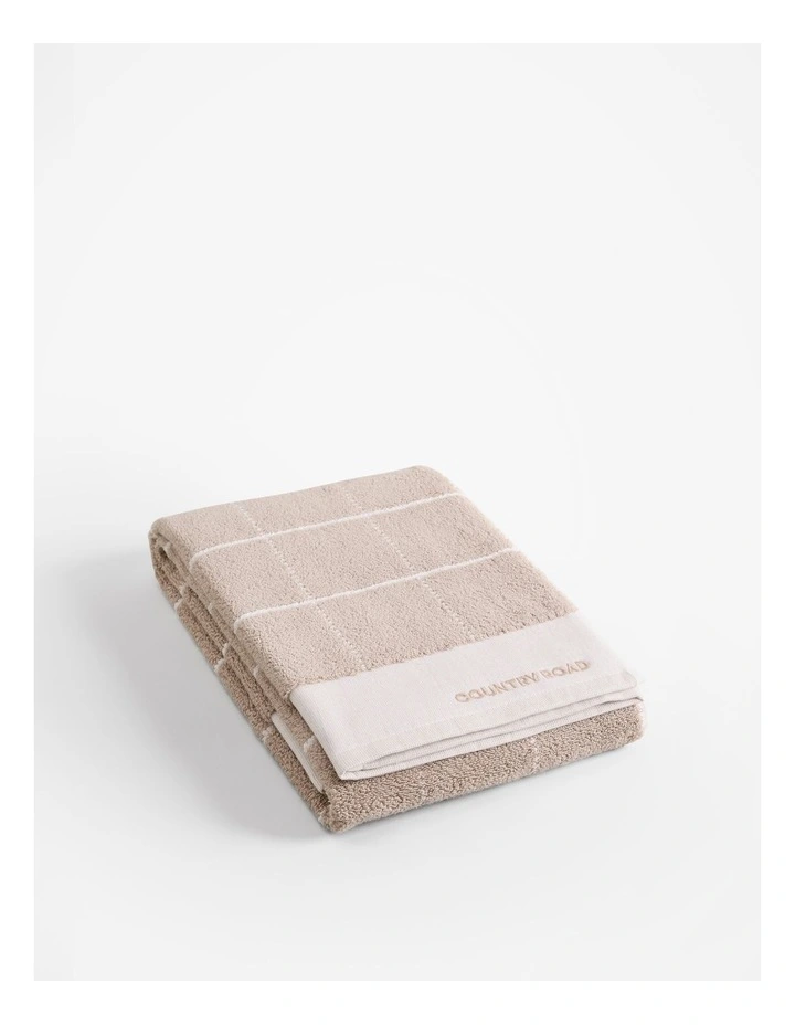 Kiko Australian Cotton Bath Towel in Natural image 1