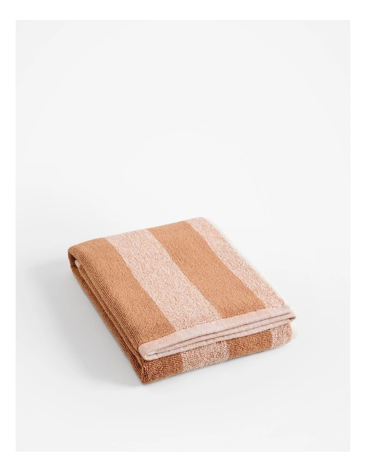 Eve Australian Cotton Bath Mat in Faded Terracotta image 1
