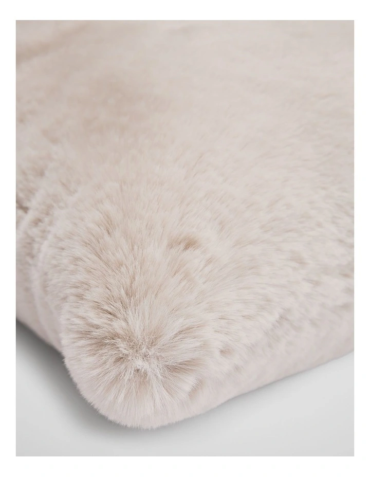 Hailey Polyester 55x55 Cushion in Snow image 2