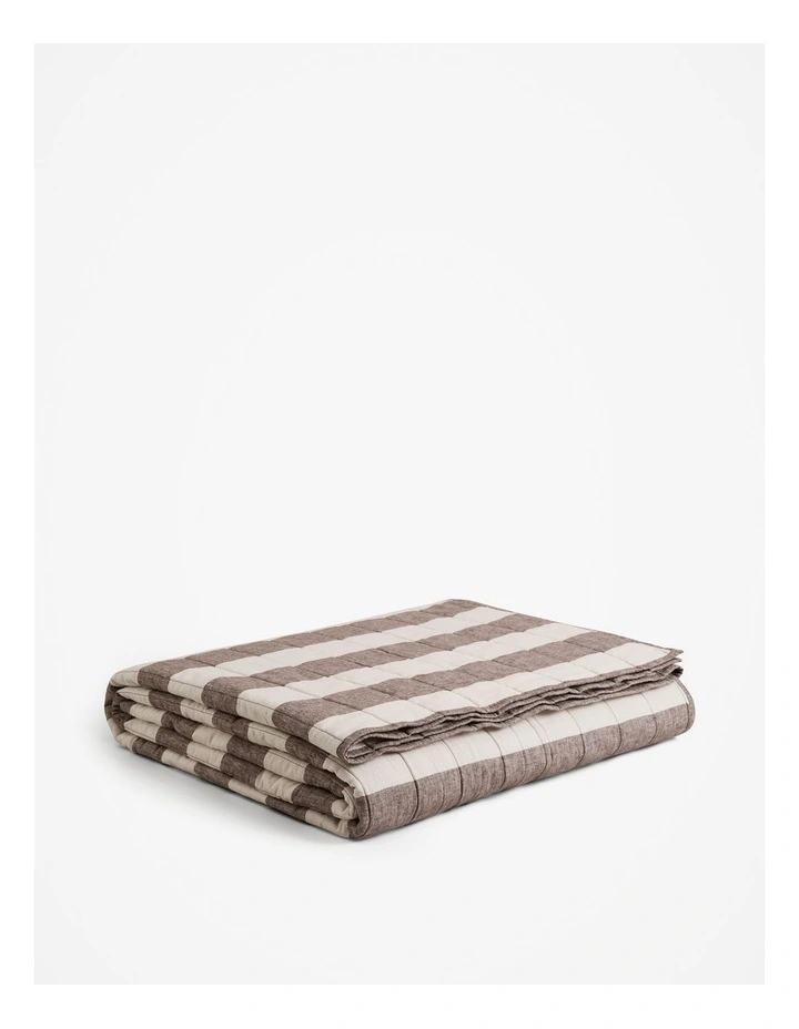 Lewis Bed Cover in Chocolate image 1