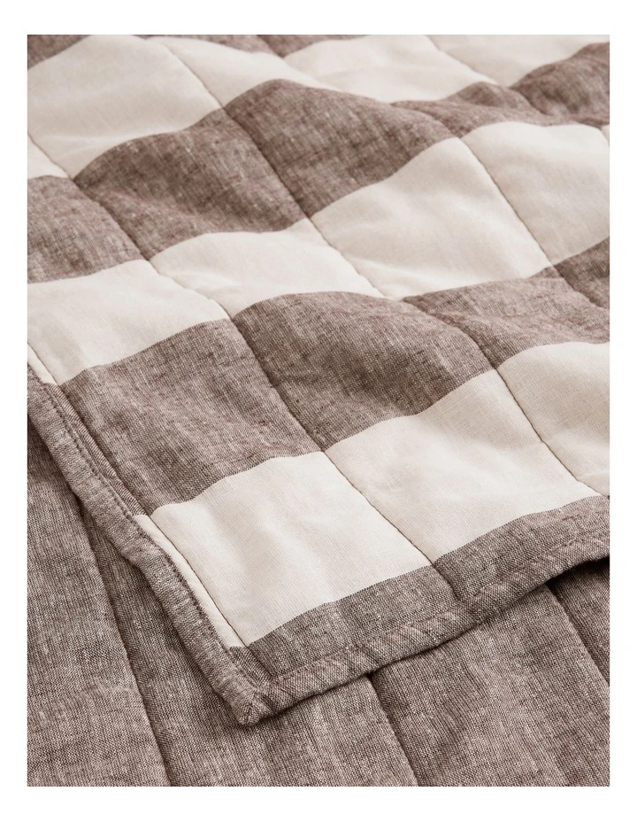 Lewis Bed Cover in Chocolate image 3