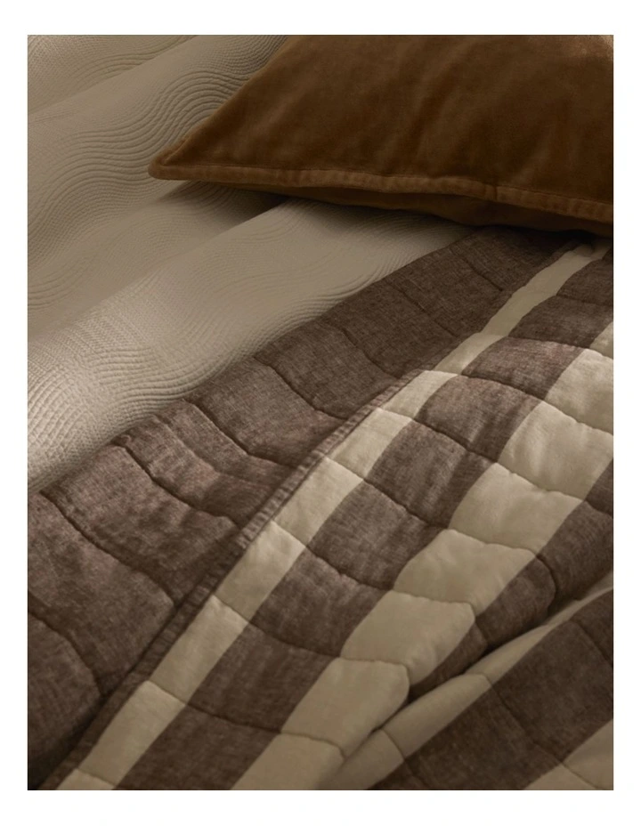 Lewis Bed Cover in Chocolate image 4