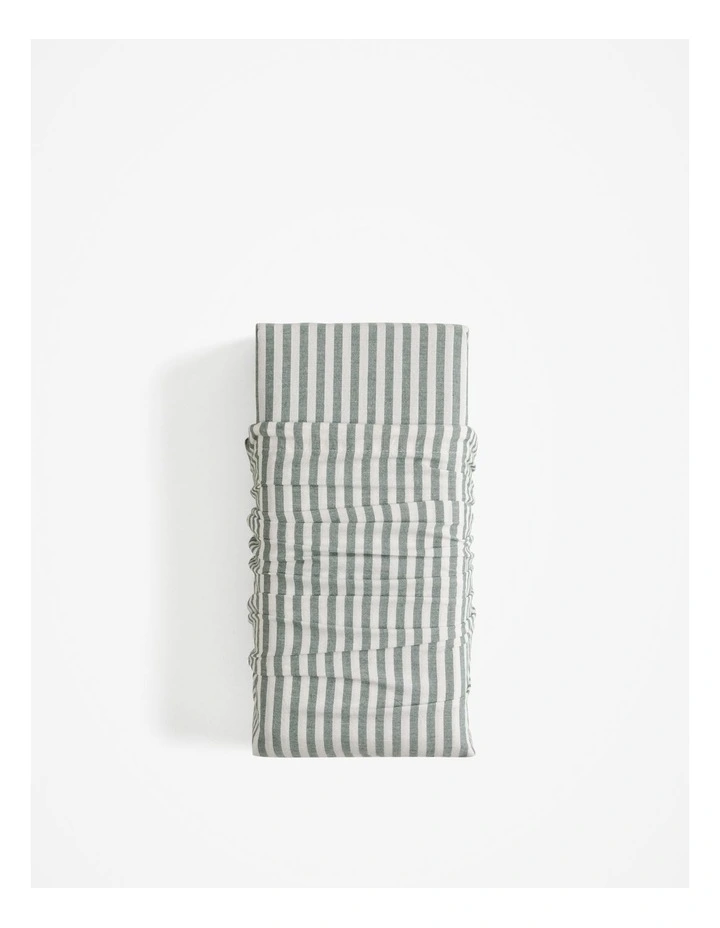 Country Road Brae Australian Cotton Stripe Fitted Sheet King Single In