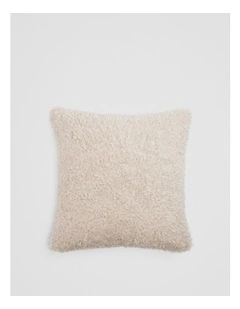 Ruby Polyester 55x55 Cushion in Snow