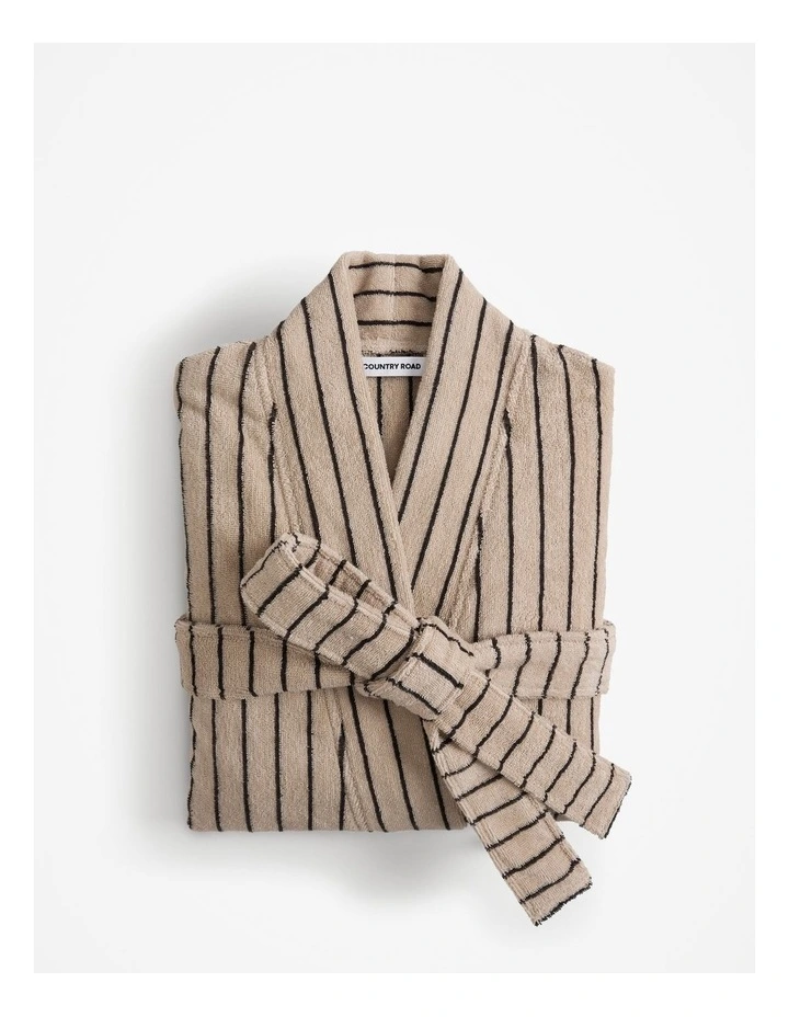 Farrah Australian Cotton Robe in Natural image 1