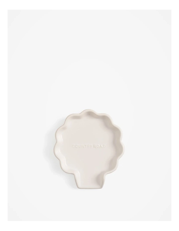 Fleur Spoon Rest in Snow image 1