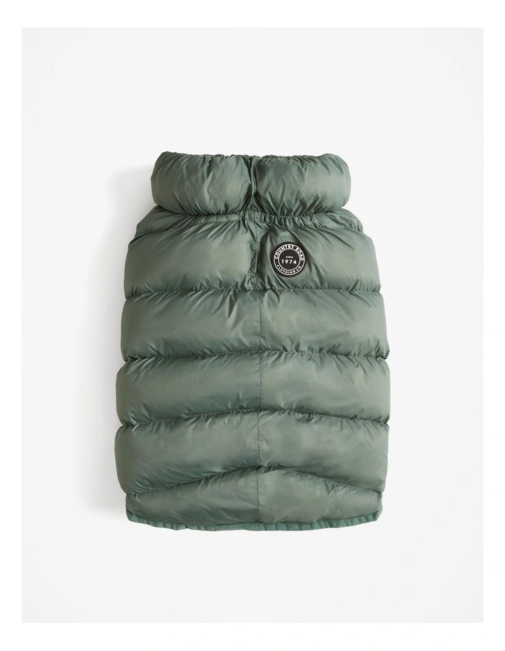 Nylon Balto Pet Puffer in Sage image 1