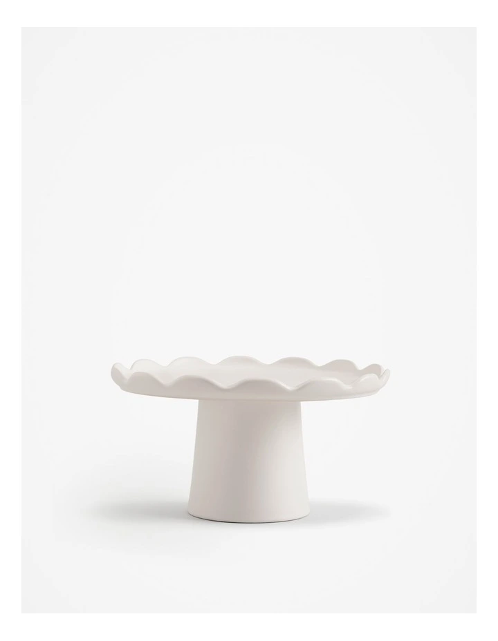 Country Road Poppy Cake Stand Small In Snow MYER