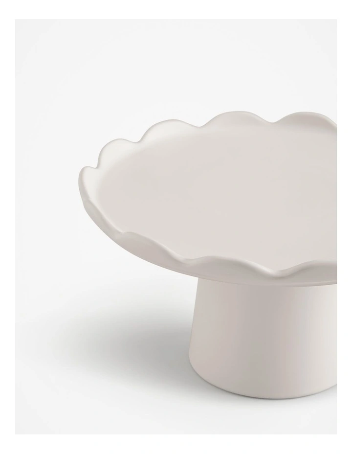 Country Road Poppy Cake Stand Small In Snow MYER