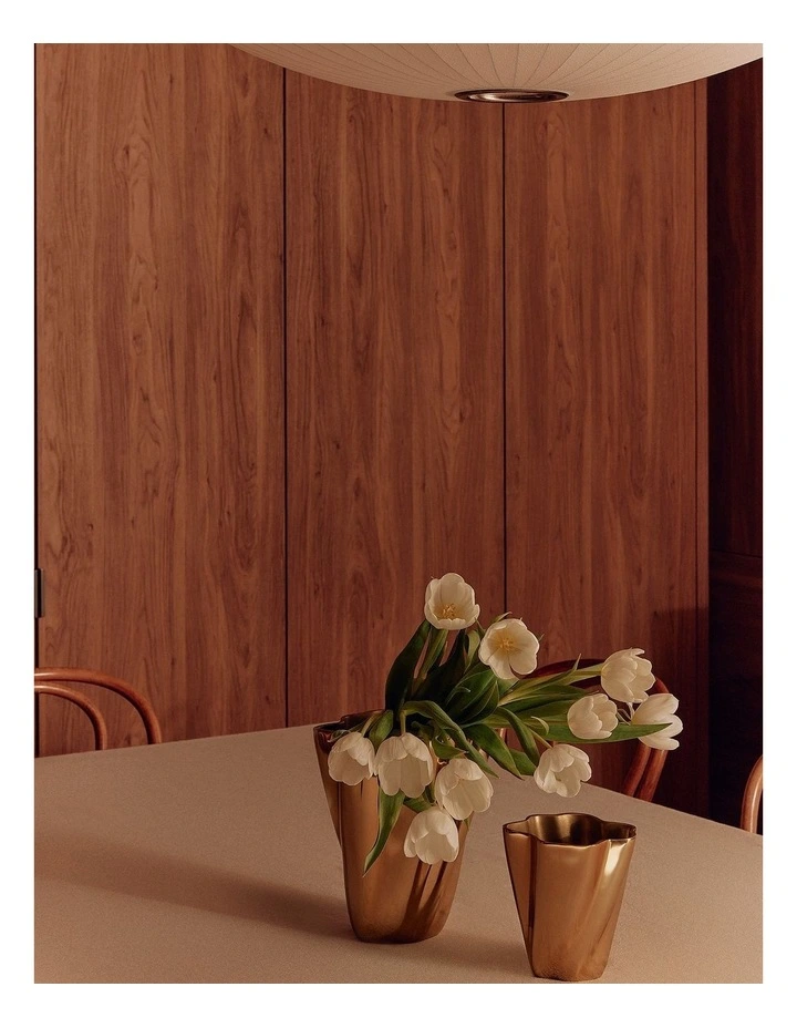 Blanchette Vase Medium in Brass image 4