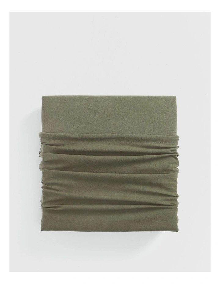 Brae Australian Cotton Queen Quilt Cover in Juniper image 1