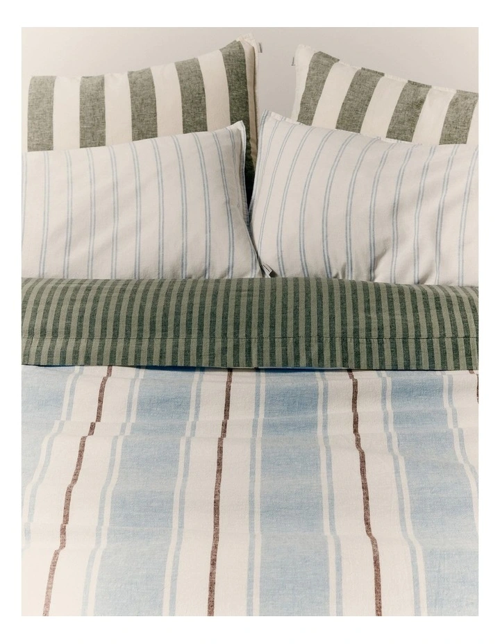 Osman King Flat Sheet in Juniper image 3