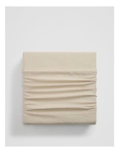 Laila Super King Quilt Cover in Natural
