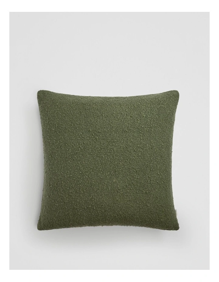 Marley Organically Grown Cotton 60x60 Cushion in Juniper image 1