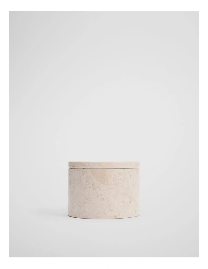 Loft Marble Round Storage in Beige image 1