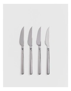 Nolan Steak Knife Set Of 4 in Stainless Steel