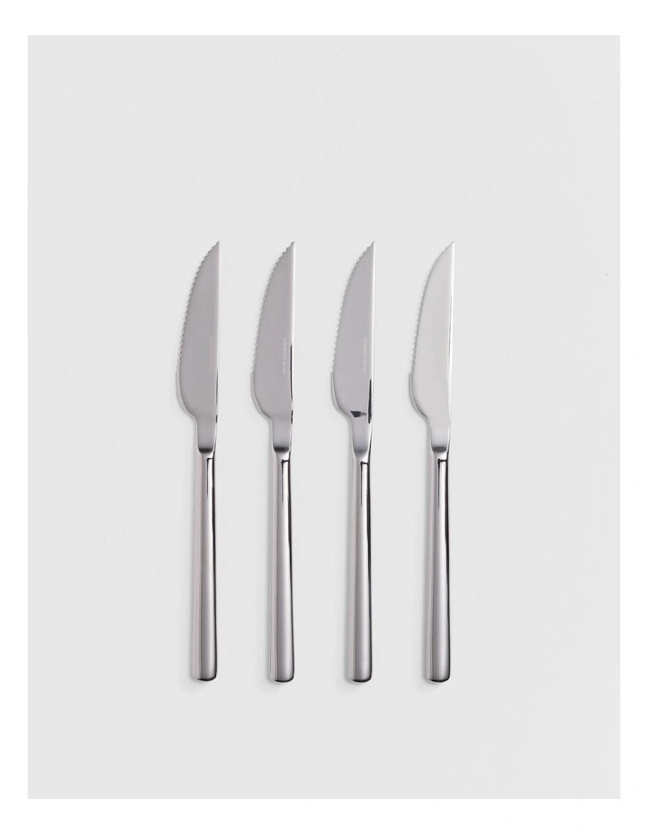 Nolan Steak Knife Set Of 4 in Stainless Steel image 1