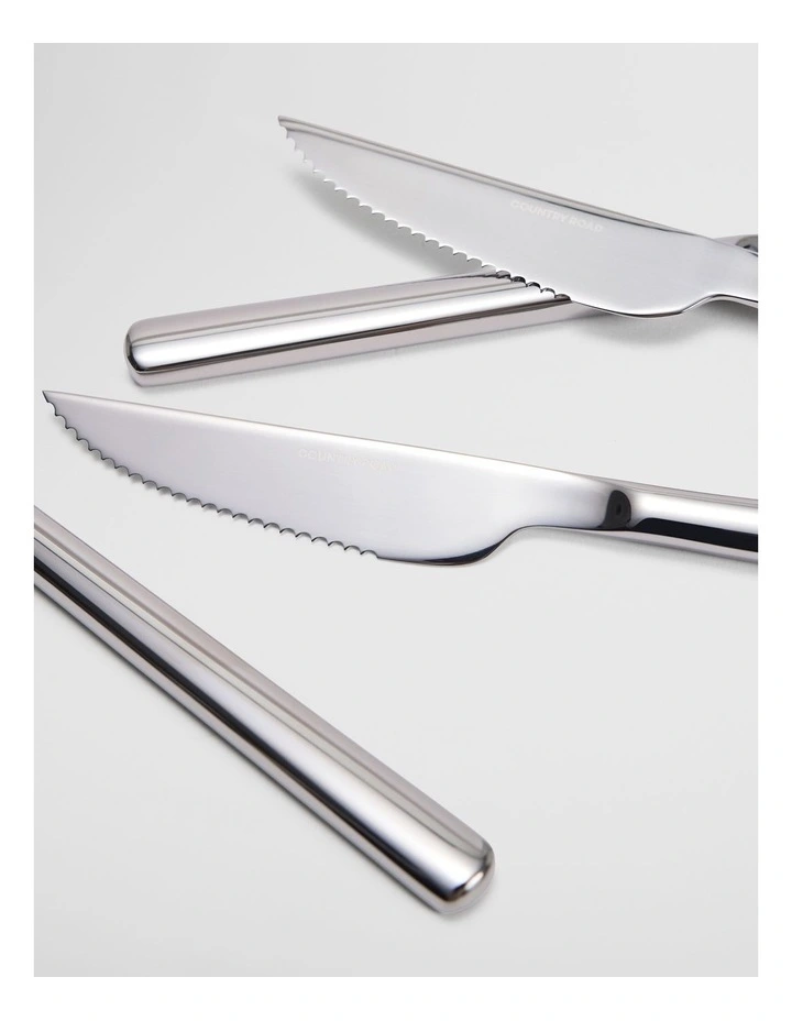 Nolan Steak Knife Set Of 4 in Stainless Steel image 2
