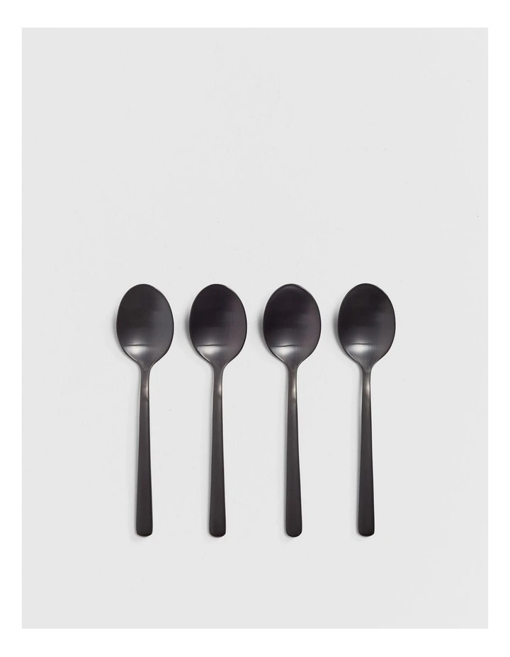 Nolan Teaspoon Set Of 4 in Graphite image 1