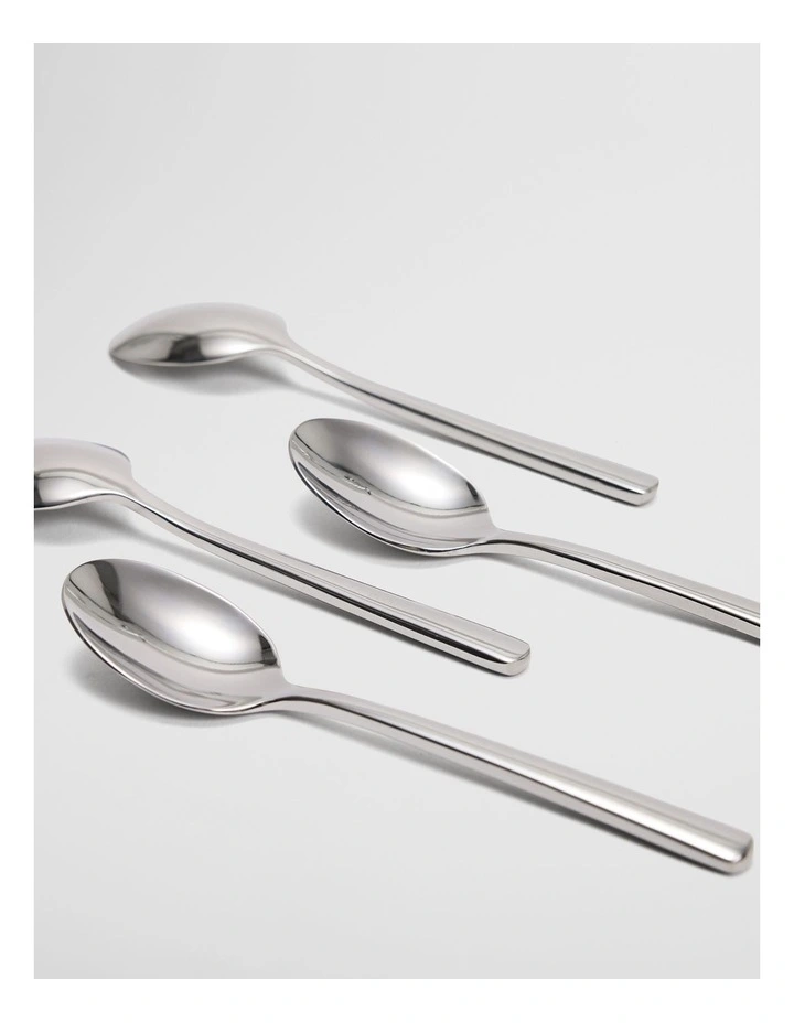 Nolan Teaspoon Set Of 4 in Stainless Steel image 2
