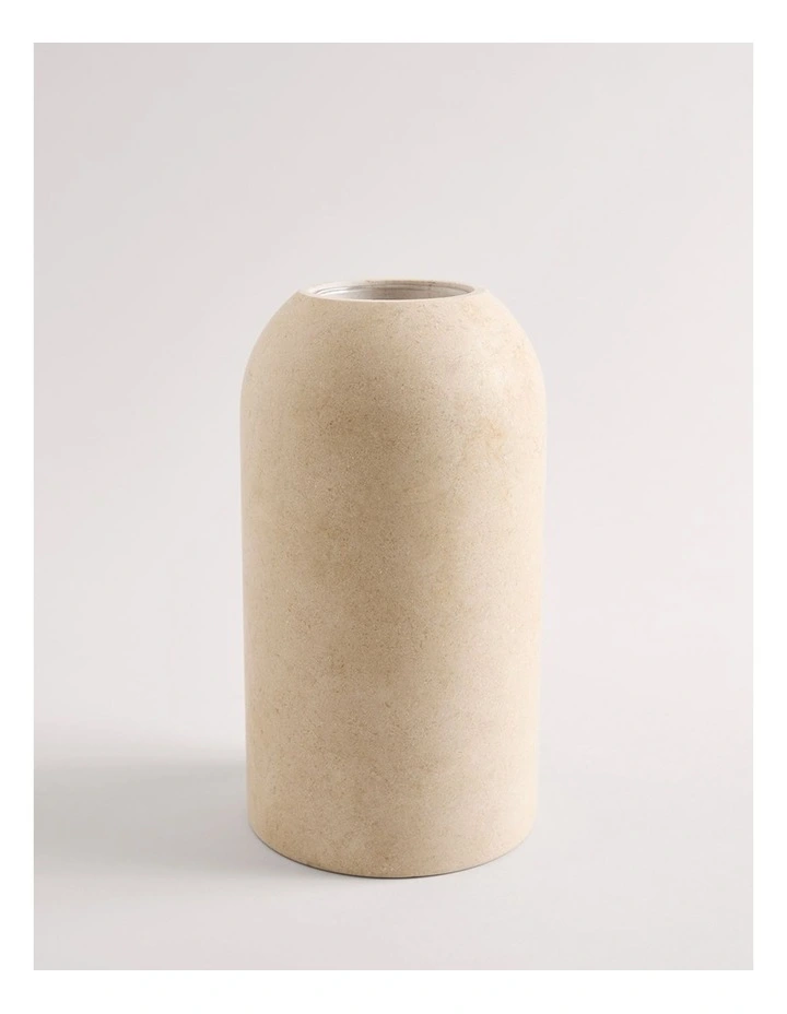 Henley Marble Large Vase in Natural image 1