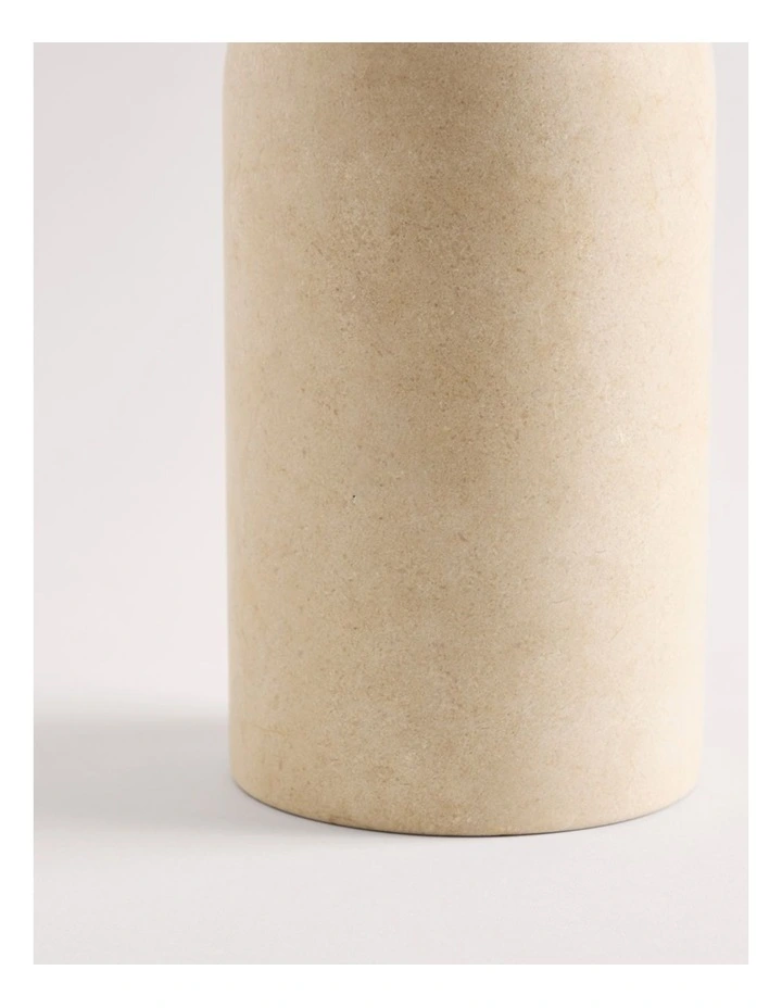 Henley Marble Large Vase in Natural image 5