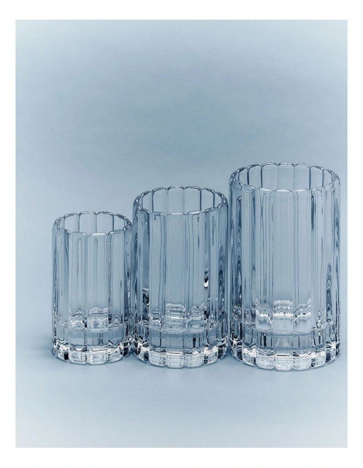 Regis Large Glass Vase in Clear image 2
