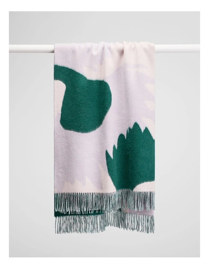 CR x Julie White Gum Blossoms Throw in Bermuda image 1