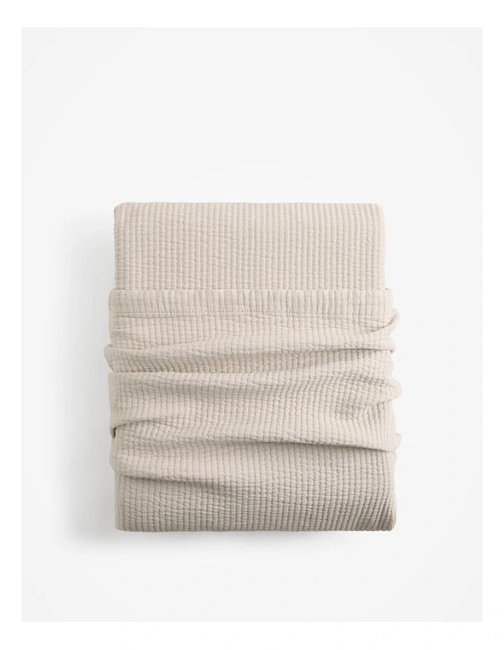 Dakota King Quilt Cover in Natural image 1