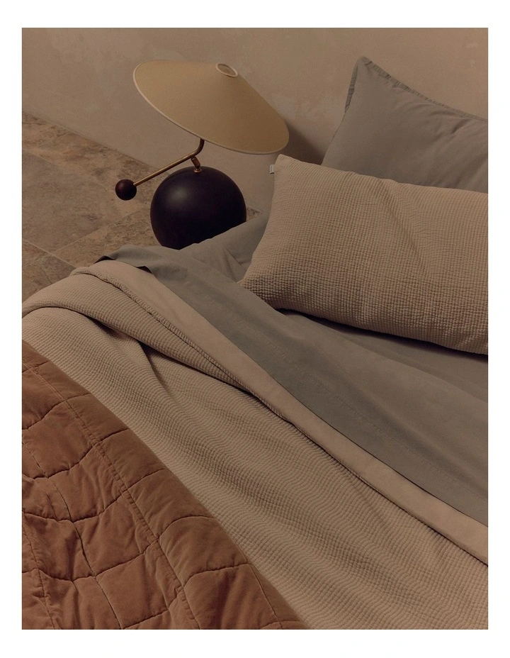 Dakota King Quilt Cover in Natural image 4