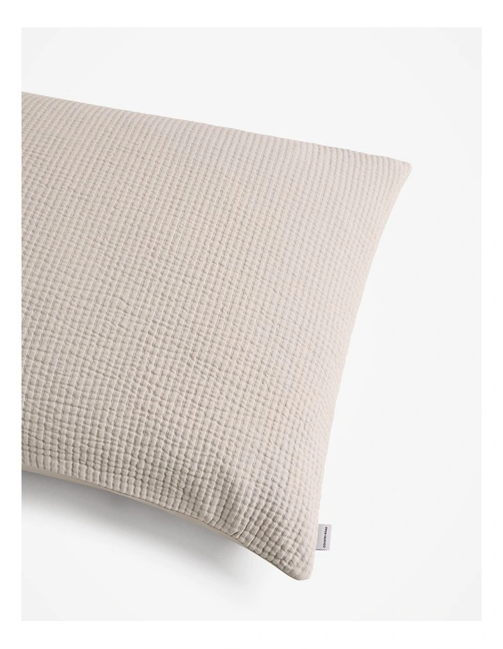 Dakota Standard Pillowcase Pair in Natural image 3