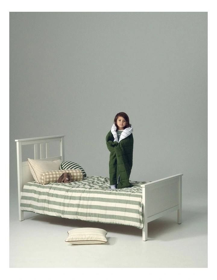 Finn King Single Quilt Cover in Juniper image 2