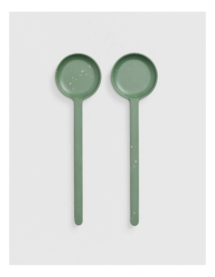 Lorne Salad Server Set Of 2 in Moss image 1