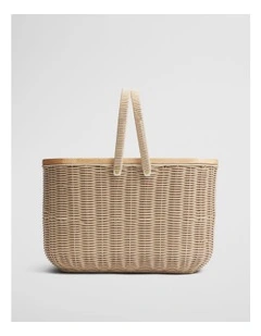 Palma Picnic Basket in Natural