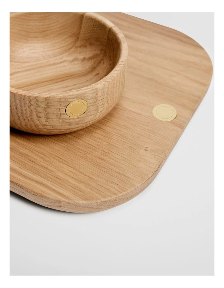 Millie Board And Bowl Set in Natural image 3
