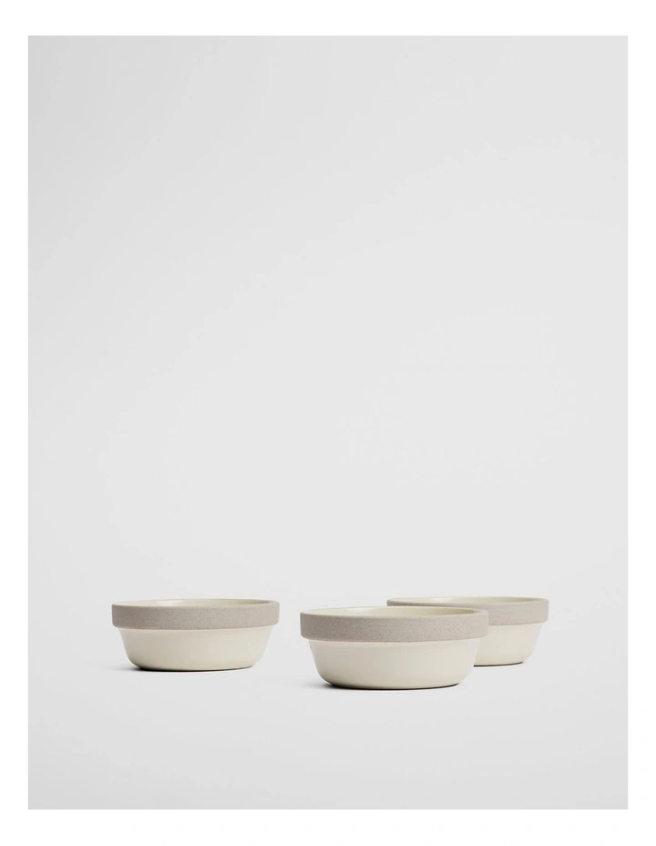 Lillie Dip Bowl Set Of 3 in Natural image 1
