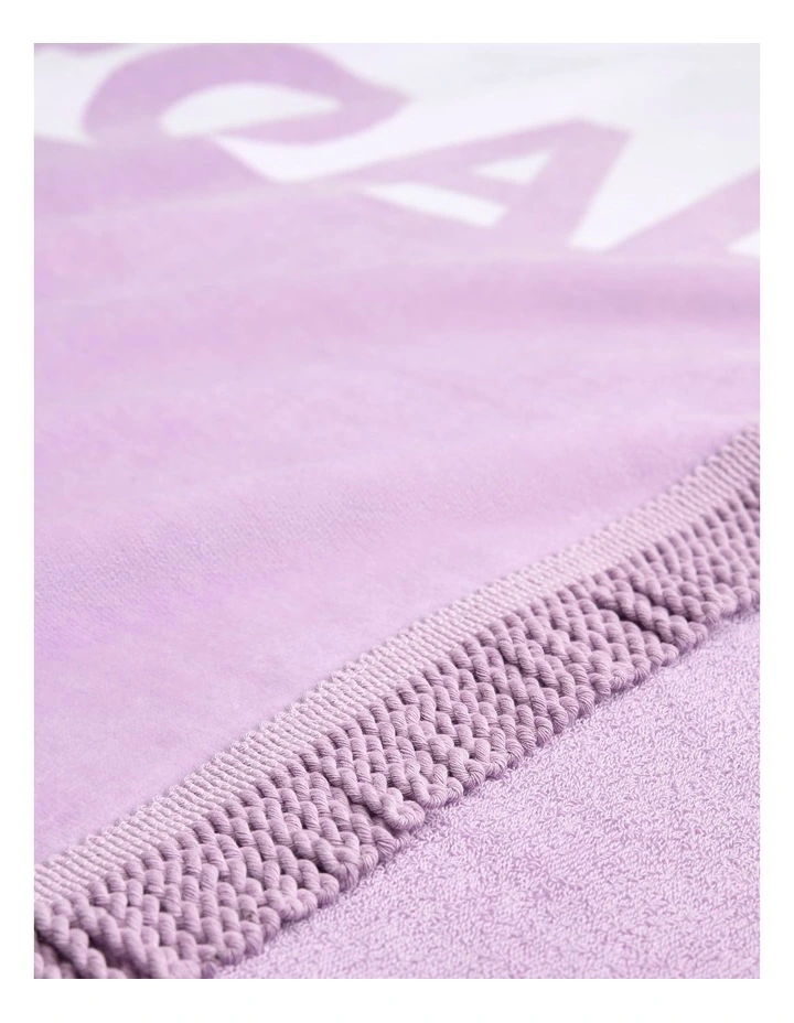 Kos Australian Cotton Beach Towel in Wisteria image 3