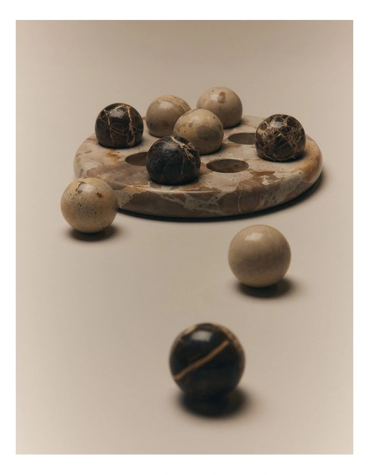 Terry Tic Tac Toe Set in Beige image 2